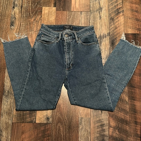 Abercrombie Simone high rise ankle jeans - Picture 1 of 2